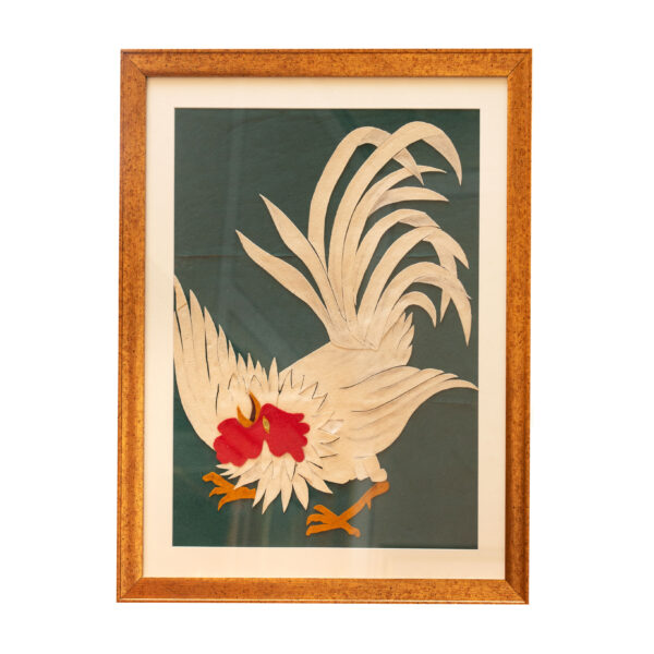 Paint of Cock - Made by Felt (textile) - Sticking