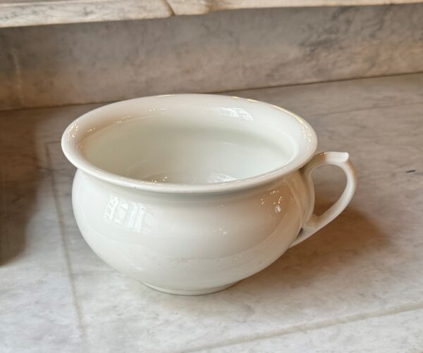 Pot Night English porcelain Era Victorian White